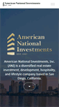Mobile Screenshot of americannationalinvestments.com